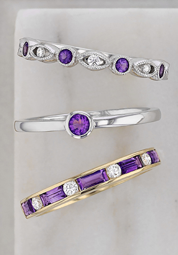 amethyst-gemstone-rings amethyst rings