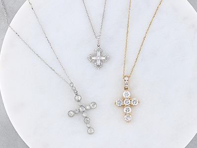 diamond-cross-necklaces diamond cross necklaces