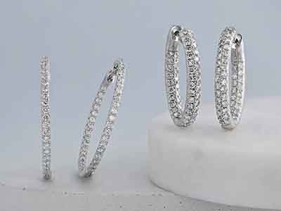 diamond-hoop-earring-styles diamond hoop earrings