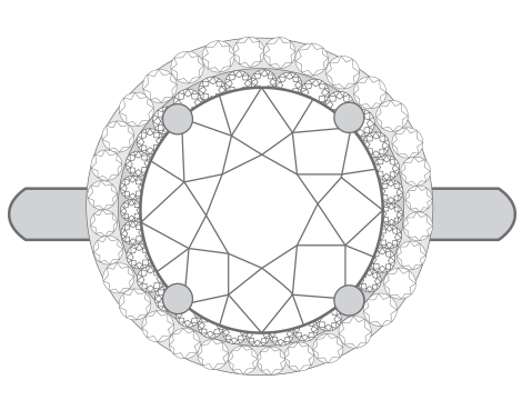 double halo setting diagram