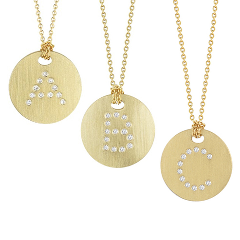 roberto-coin-disc-initial-necklace-FAM149918 initial disc necklace